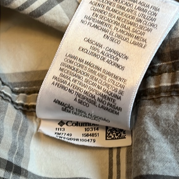 Columbia Plaid Short Sleeve Button Up Shirt Mens Size XXL - Picture 7 of 7